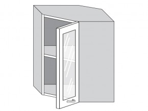1.60.3у Шкаф настенный (h=720) угловой на 600мм со стекл. дверцей в Среднеуральске - sredneuralsk.магазин96.com | фото