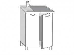 2.60.2мн Шкаф-стол на 600мм под накладную мойку с 2-мя дверцами в Среднеуральске - sredneuralsk.магазин96.com | фото