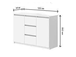 Комод с 3-мя ящиками и дверками СГ Модерн в Среднеуральске - sredneuralsk.магазин96.com | фото