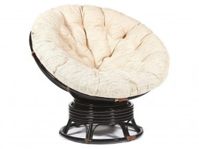 Кресло-качалка Papasan w 23/01 B с подушкой Antique brown, ткань Старт в Среднеуральске - sredneuralsk.магазин96.com | фото