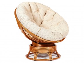 Кресло-качалка Papasan w 23/01 B с подушкой Cognac, ткань Старт в Среднеуральске - sredneuralsk.магазин96.com | фото