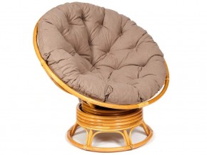 Кресло-качалка Papasan w 23/01 B с подушкой Honey, экошерсть Коричневый в Среднеуральске - sredneuralsk.магазин96.com | фото