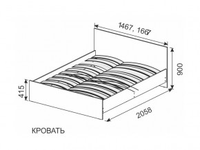 Кровать 1600х2000 ортопедическое основание в Среднеуральске - sredneuralsk.магазин96.com | фото