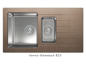 Мойка комбинированная Tolero twist TTS-890 Темно-бежевый 823 в Среднеуральске - sredneuralsk.магазин96.com | фото