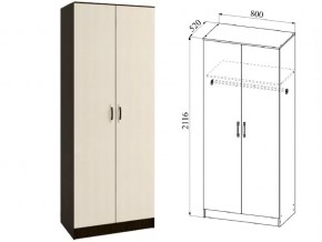 Шкаф 2 двери Ронда ШКР800.1 венге/дуб белфорт в Среднеуральске - sredneuralsk.магазин96.com | фото