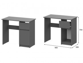 Стол письменный 900 Денвер Графит серый в Среднеуральске - sredneuralsk.магазин96.com | фото